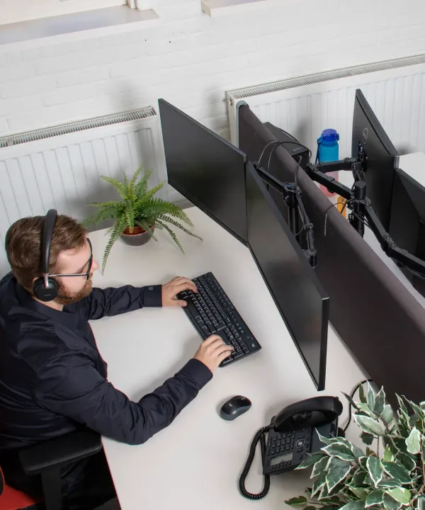 Servicedeskmedewerkers van Cura ICT
